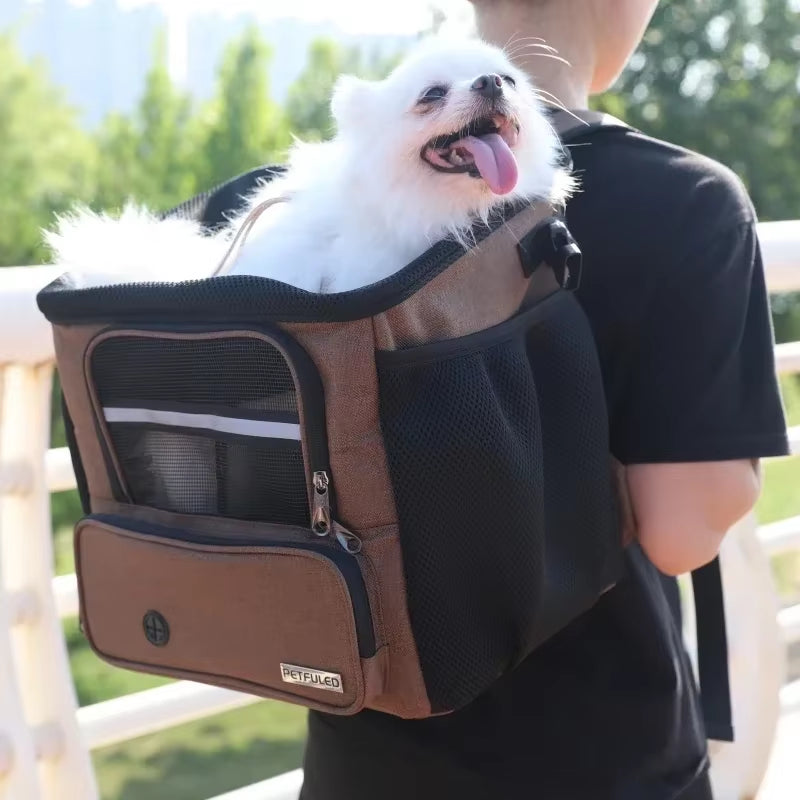 Bicycle Front Basket, Bicycle Pet Dog Carrying Bag, Removable Bicycle Suspension Folding Duffel Bag, 15 Lbs Weight Capacity