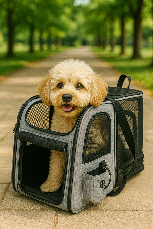 Expandable Double-Shoulder Pet Backpack