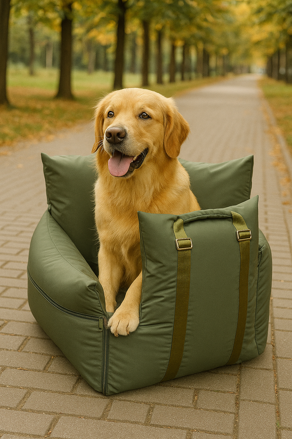 Waterproof Dog Car Seat Bed