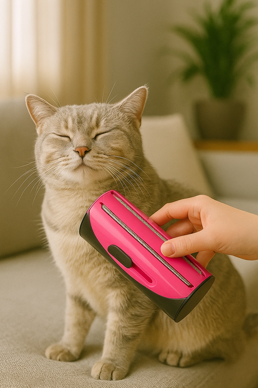 2-in-1 Pet Hair Comb & Lint Roller
