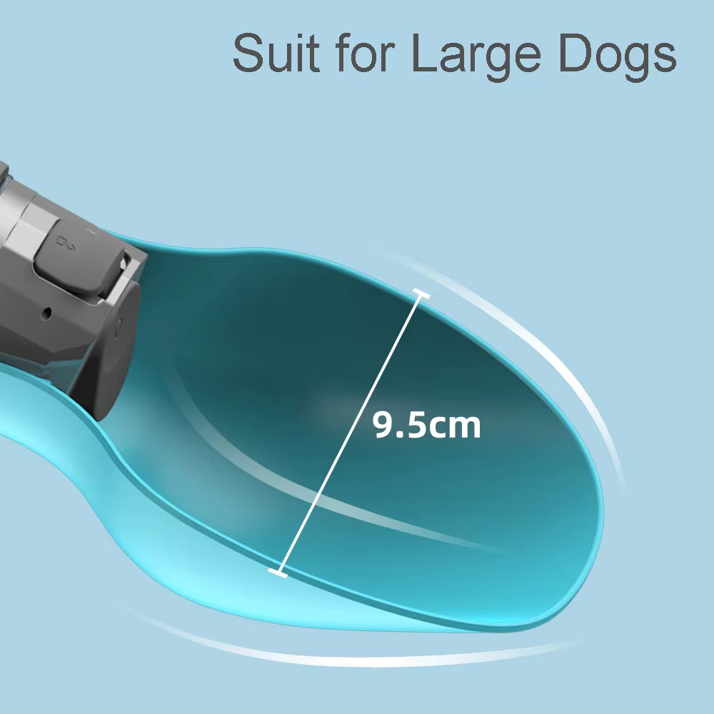 800Ml Large Dog Water Bottle Outdoor Walking Hiking Leakproof Portable Drinking Bowl for Small Medium Big Dogs Cats Pet Supplies